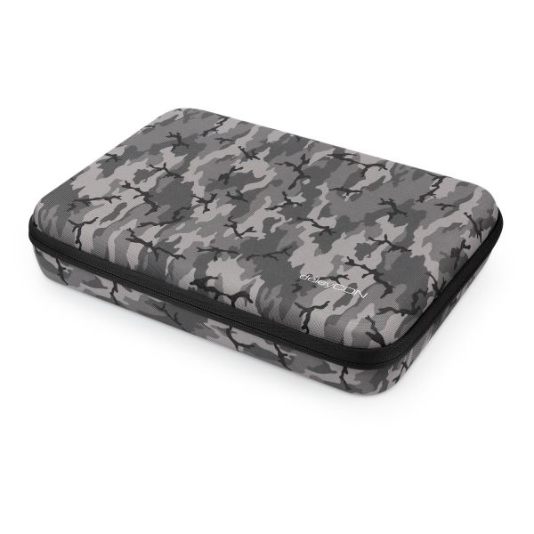 deleyCON Hardcase für GoPro &amp; Zubehör HERO 11 HERO 10 9 8 7 Gr. XL - Camouflage