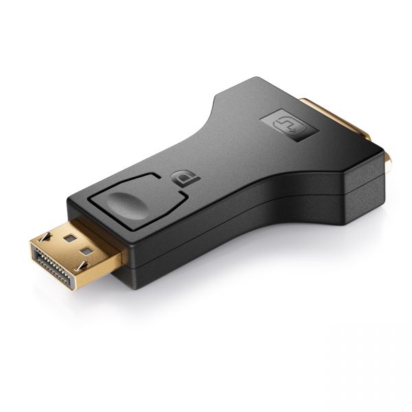deleyCON Displayport zu DVI Adapter DP-Stecker zu DVI-Buchse für TV Beamer