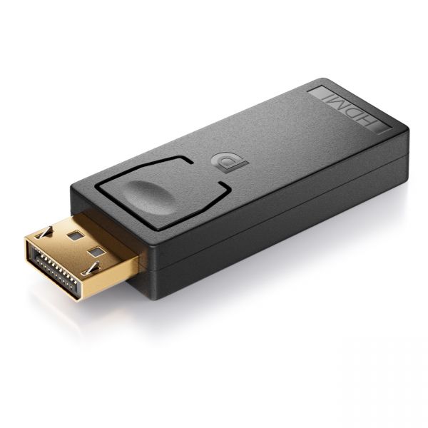 deleyCON Displayport zu HDMI Adapter DP-Stecker zu HDMI-Buchse für TV Beamer