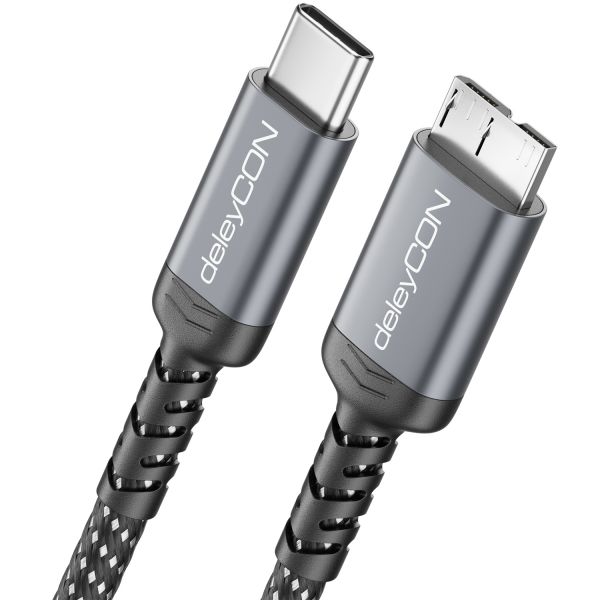 3m USB 3.0 Micro B Kabel Datenkabel 5Gbit/s USB-C Stecker auf Micro B Stecker