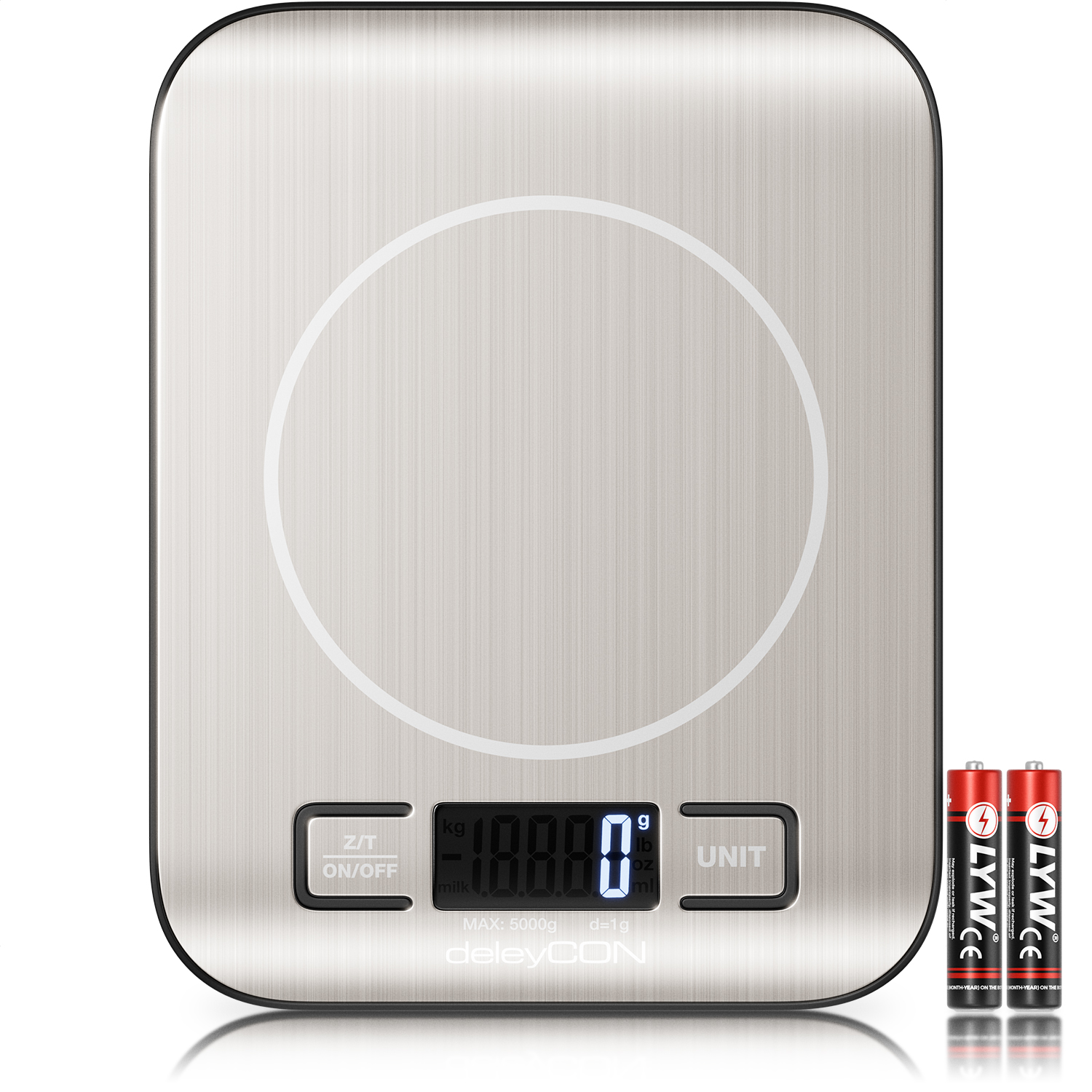 Digitale Küchenwaage bis 5KG Digitalwaage Briefwaage Kochen TARA Waage 1g genau | Waagen | Energie & Strom