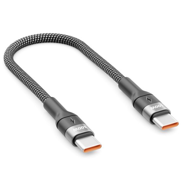 0,15m USB-C Ladekabel Datenkabel 100W Schnellladekabel PD3.0 PPS USB-C zu USB-C