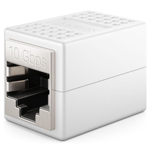 CAT 6a LAN Kabel Verlängerung RJ45 Patchkabel Kupplung Verbinder (10 Gbit/s)