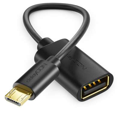 DeleyCON 0,5m Mini USB 2.0 Kabel – USB-A Naar Mini-B, Snelle Dataoverdracht Tot 480 Mbps, Oplaadkabel Voor Camera’s, Navigatie En Meer – Zwart