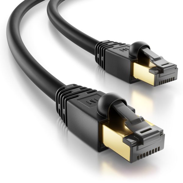 deleyCON 2m CAT 8.1 Outdoor Netzwerkkabel 40 Gbit/s 2000 MHz S/FTP Kupfer