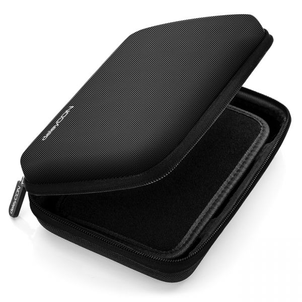 deleyCON Navi Tasche Navi Case Navigationsgerät bis 6,2" Zoll Schwarz