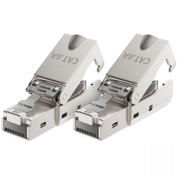HOOLNX Tool-Free RJ45 Connector, Tool-Free For Installation Cable CAT8 - View #6