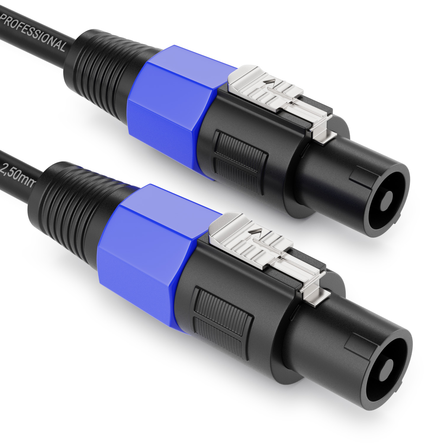 deleyCON 5m PA Lautsprecherkabel 2-Polig 2x 2,5mm² 8,3mm Boxenkabel DJ & PA | speakON | Kabel & Adapter
