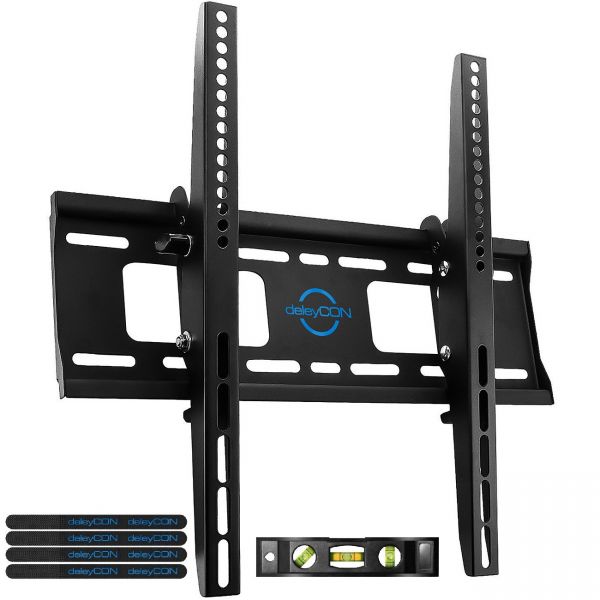 deleyCON Universal TV Wandhalterung - bis 65" Zoll (165cm) - Neigbar - bis 50Kg