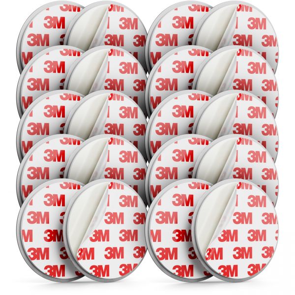 deleyCON 10x Magnetbefestigung für Rauchmelder Magnethalterung 50mm Durchmesser