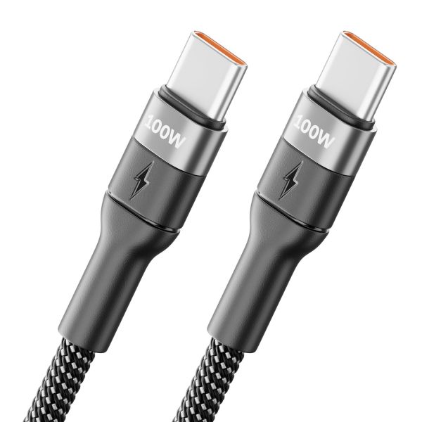 1m USB-C Ladekabel Datenkabel 100W Schnellladekabel PD 3.0 PPS USB-C zu USB-C