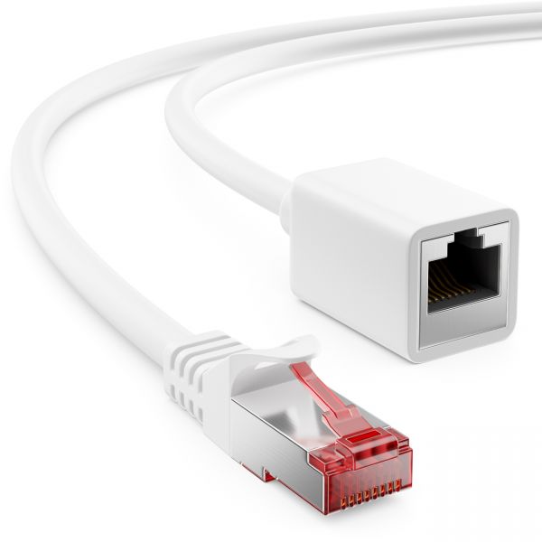 deleyCON 5m CAT6 Patchkabel Verlängerung S/FTP Netzwerkkabel LAN DSL RJ45 Kabel