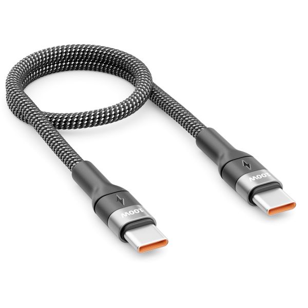 0,30m USB-C Ladekabel Datenkabel 100W Schnellladekabel PD3.0 PPS USB-C zu USB-C