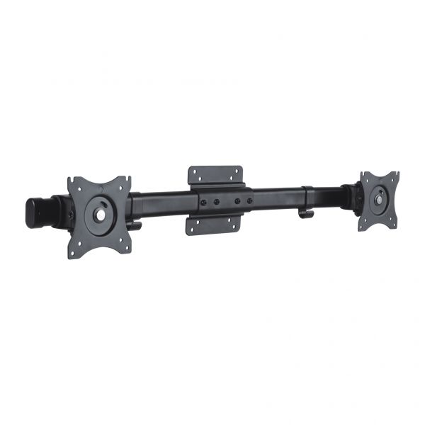 deleyCON Dual Monitor Adapter für Monitor Tischhalterung 2 Monitore an 1 Halter