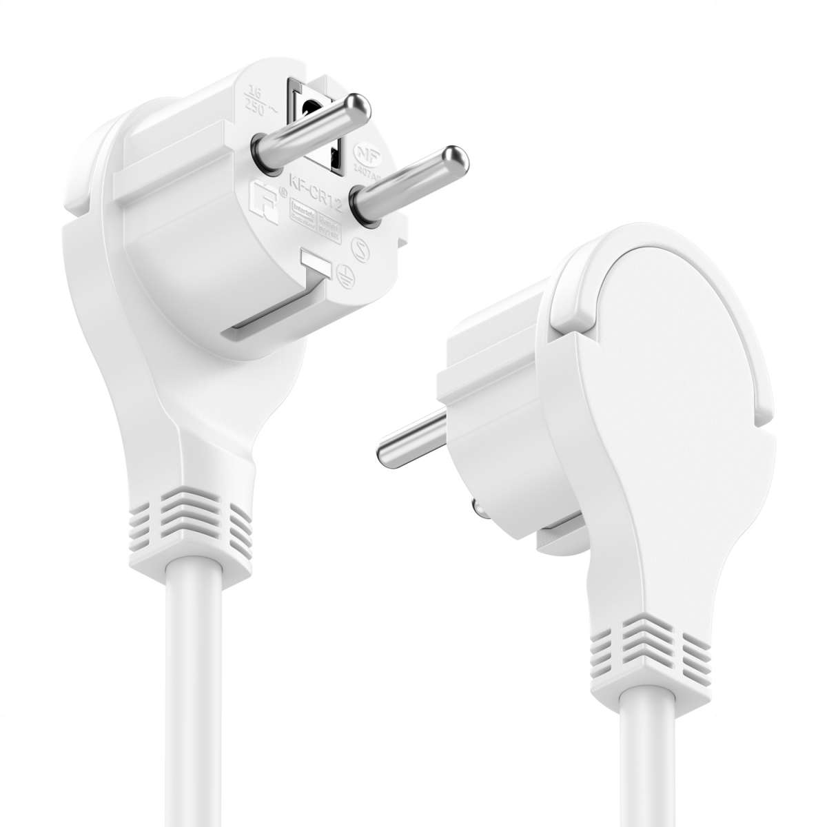 VALUE Schutzkontakt-Verlängerungskabel Stromkabel, Schutzkontakt, CEE 7 7 Typ E F Maennlich Stecker Ute Schutzkontakt Cee 7 5 Typ E Weiblich Buchse 1000 0 Cm 230vac Ute Version S0n1b0dv